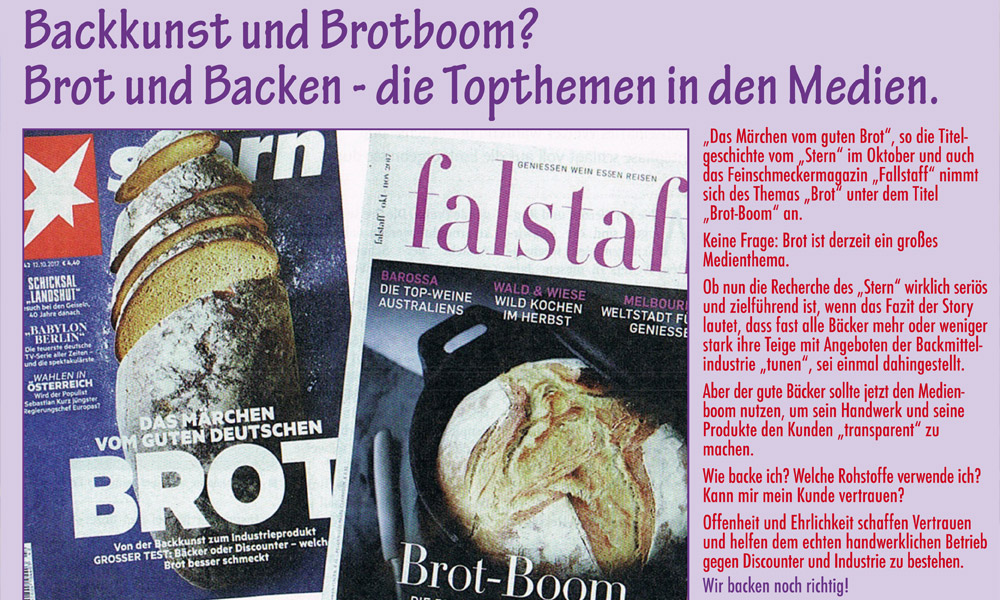 Wir backen noch richtig!